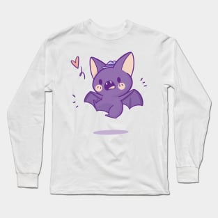 Cute Bat With a Hat Long Sleeve T-Shirt